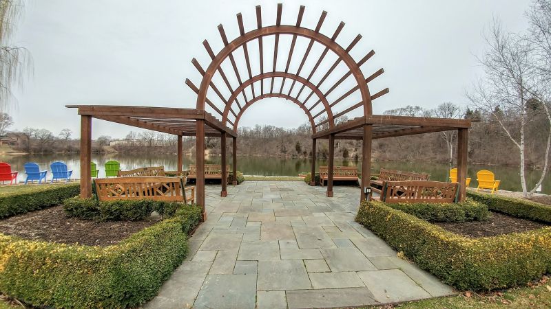 Arbor Bench Installation in Wilmington, NC