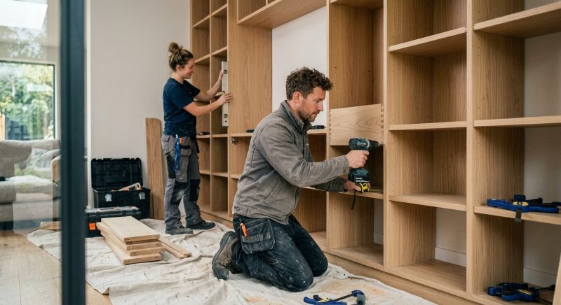 Mudroom Shelving Installation in Fairfax, VA