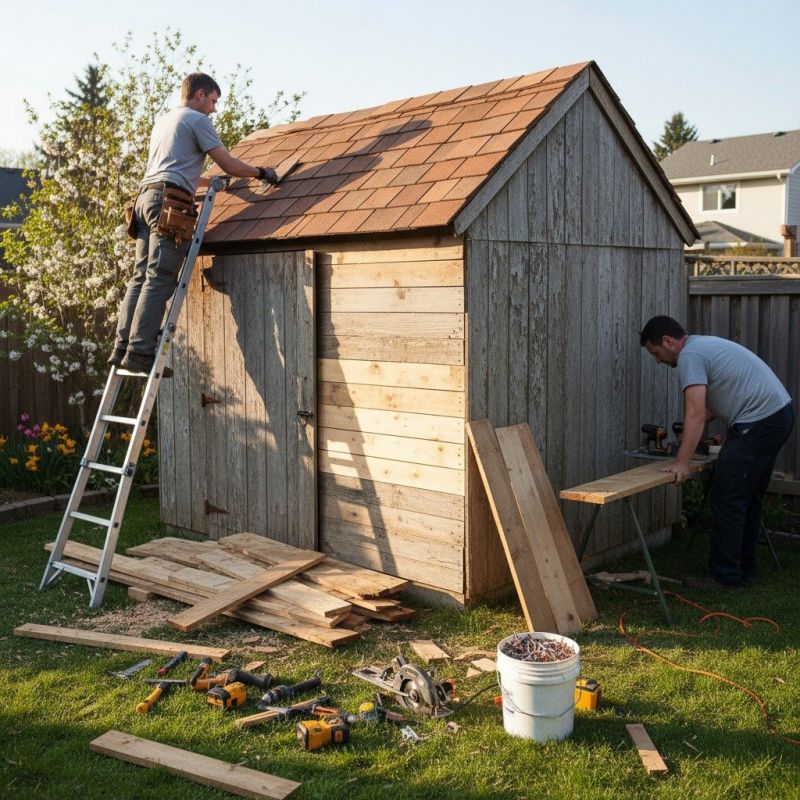 Shed Repair in Conroe, TX