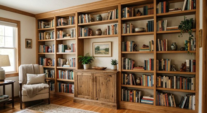 Bookcase Construction in Greensboro, NC