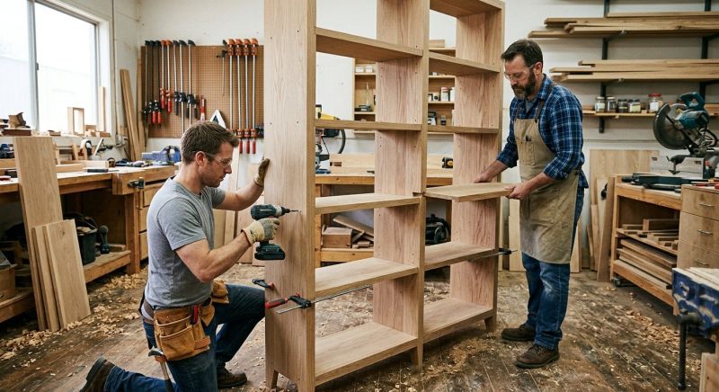 Bookcase Construction in Frederick, MD