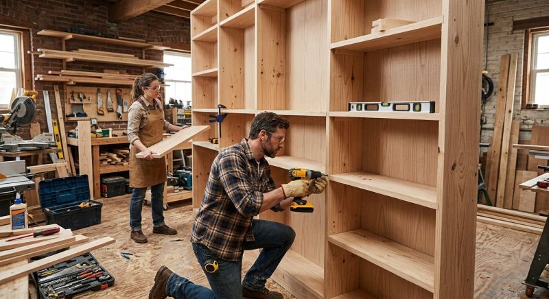 Bookcase Construction in Fairfax, VA
