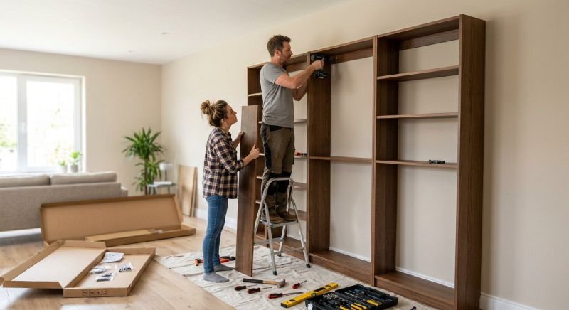 Bookcase Installation in Alexandria, VA