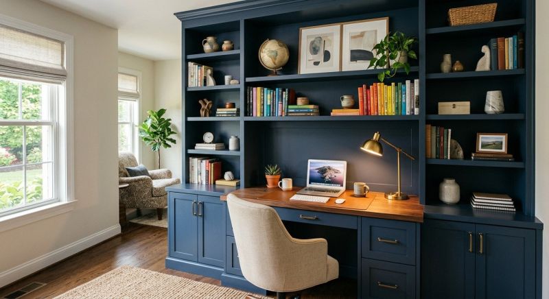 Built In Desk Installation in Winston Salem, NC