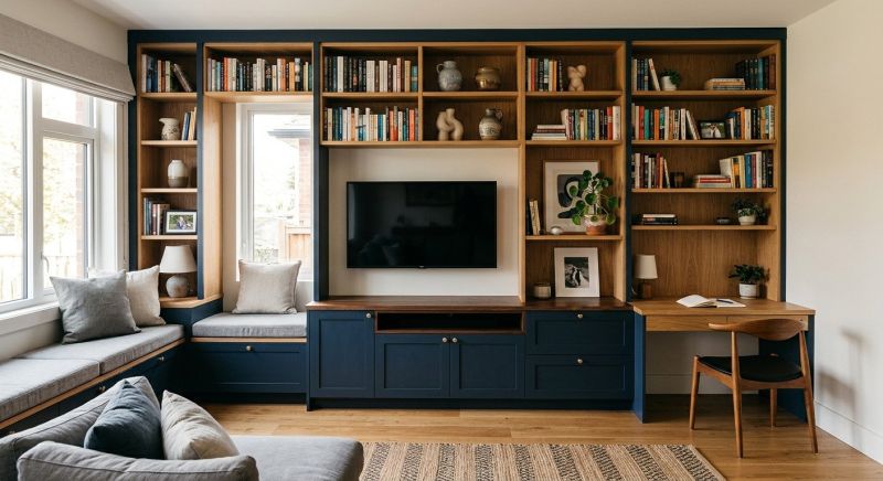 Built In Desk Installation in Annapolis, MD
