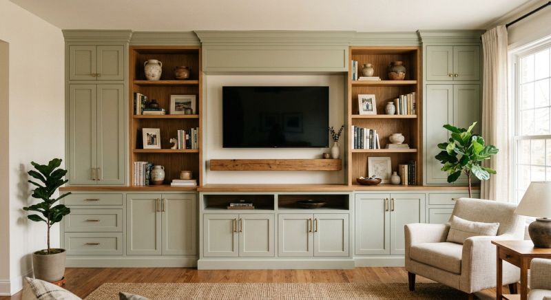Built In Tv Cabinetry in Alexandria, VA