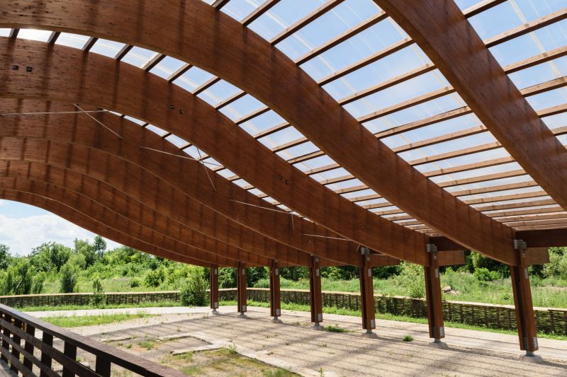 Curved Pergola Installation in Conroe, TX
