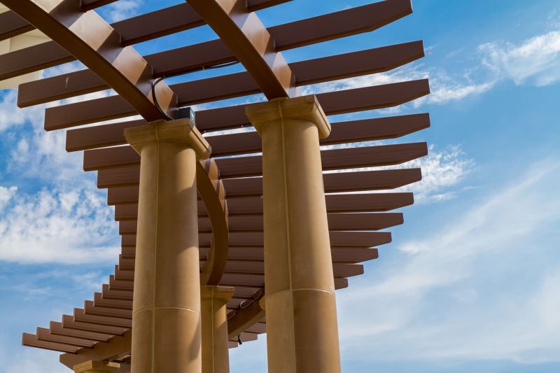 Curved Pergola Installation in Conroe, TX