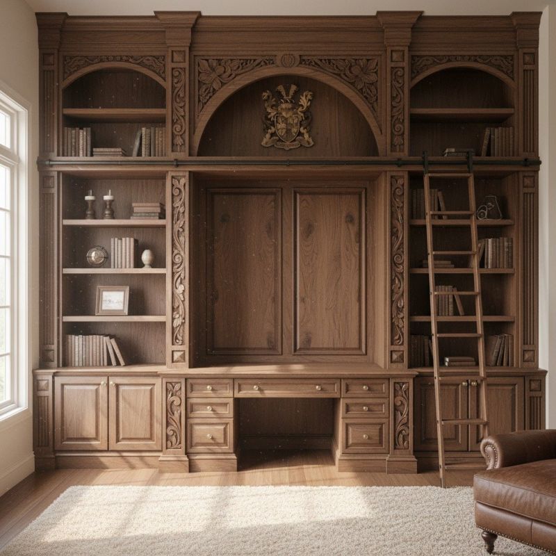 Custom Bookshelves Service in Durham, NC
