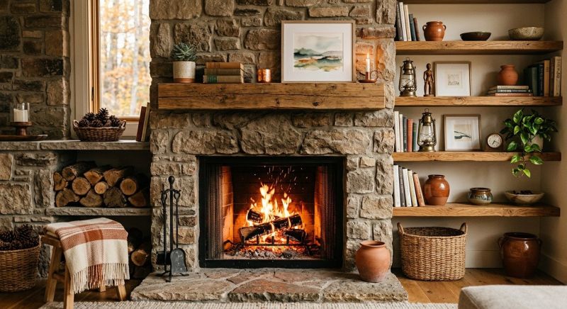 Fireplace Shelves Installation in Charlotte, NC