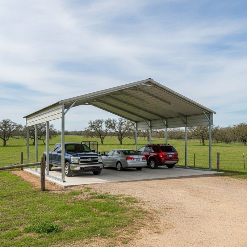 Metal Carport Installation detail