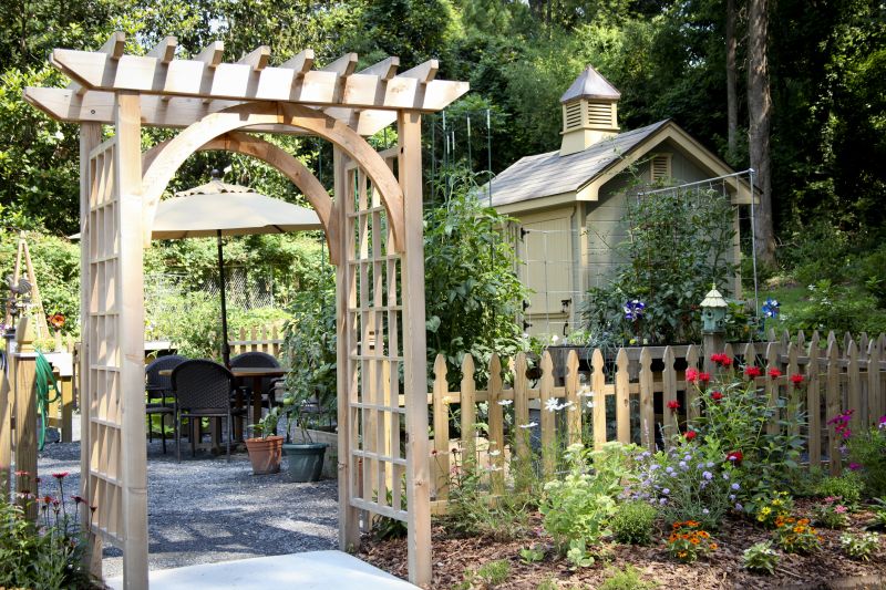 Garden Trellis Installation in Wilmington, NC