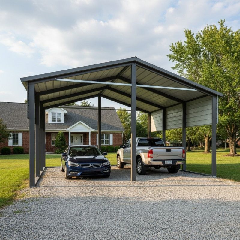 Steel Carport Installation