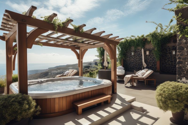 Hot Tub Pergola Installation in Conroe, TX
