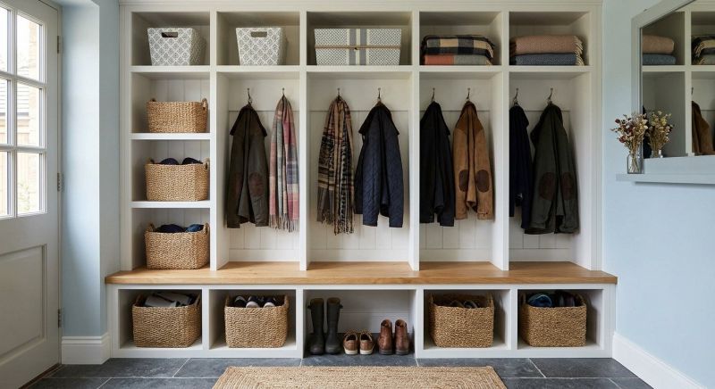 Mudroom Carpentry Installation in Durham, NC