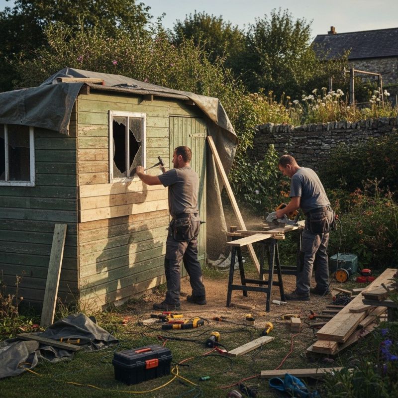 Storage Shed Repair in Conroe, TX