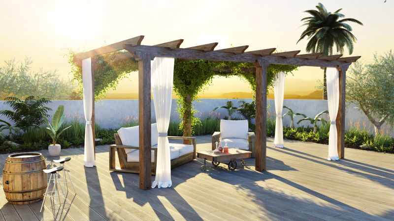 Wood Pergola Installation in Kansas City, KS