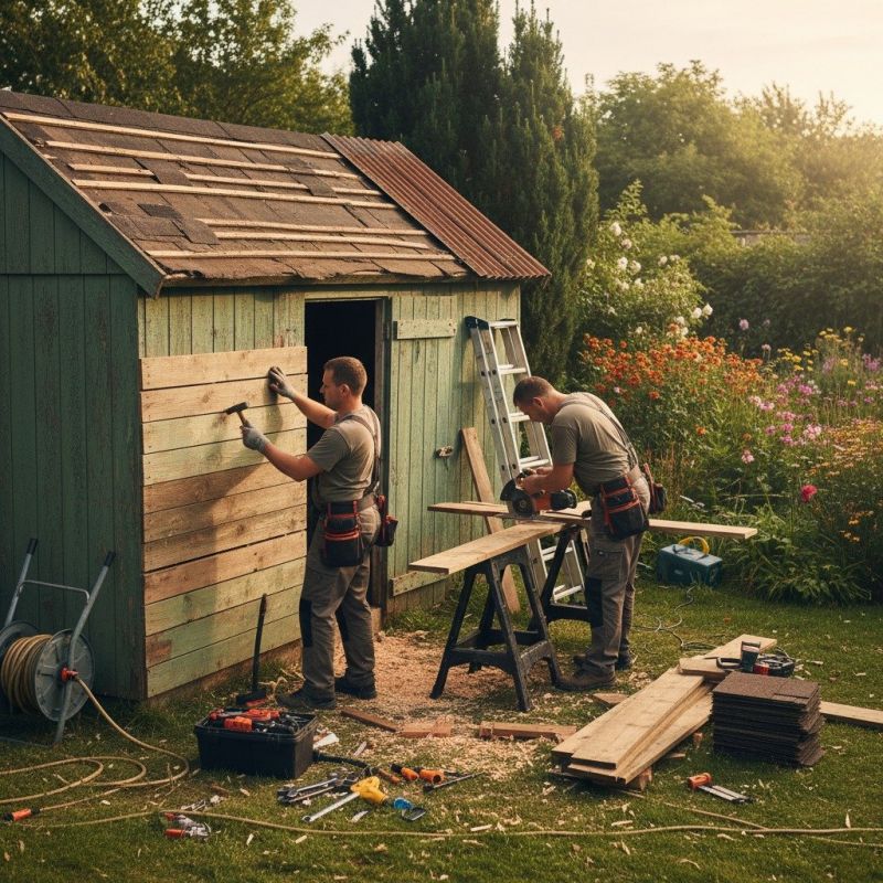 Wood Shed Repair in Alpharetta, GA