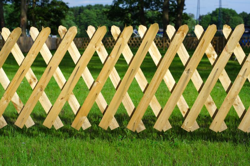 Wood Trellis Installation in Wilmington, NC