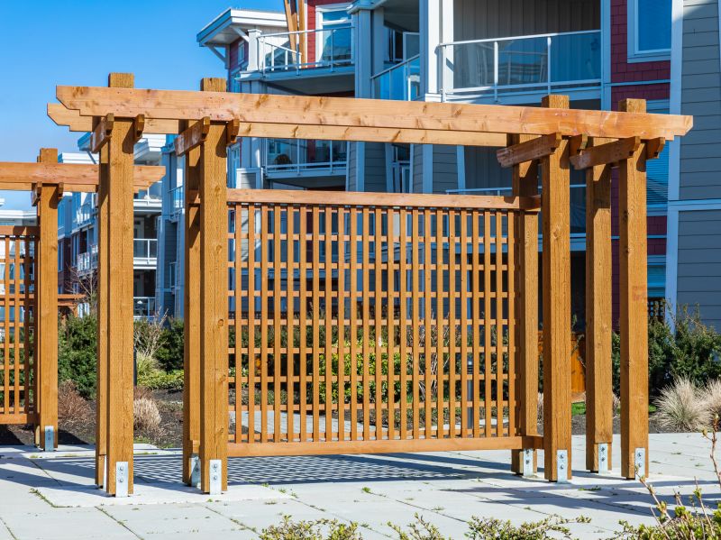 Wood Trellis Installation in Kansas City, KS